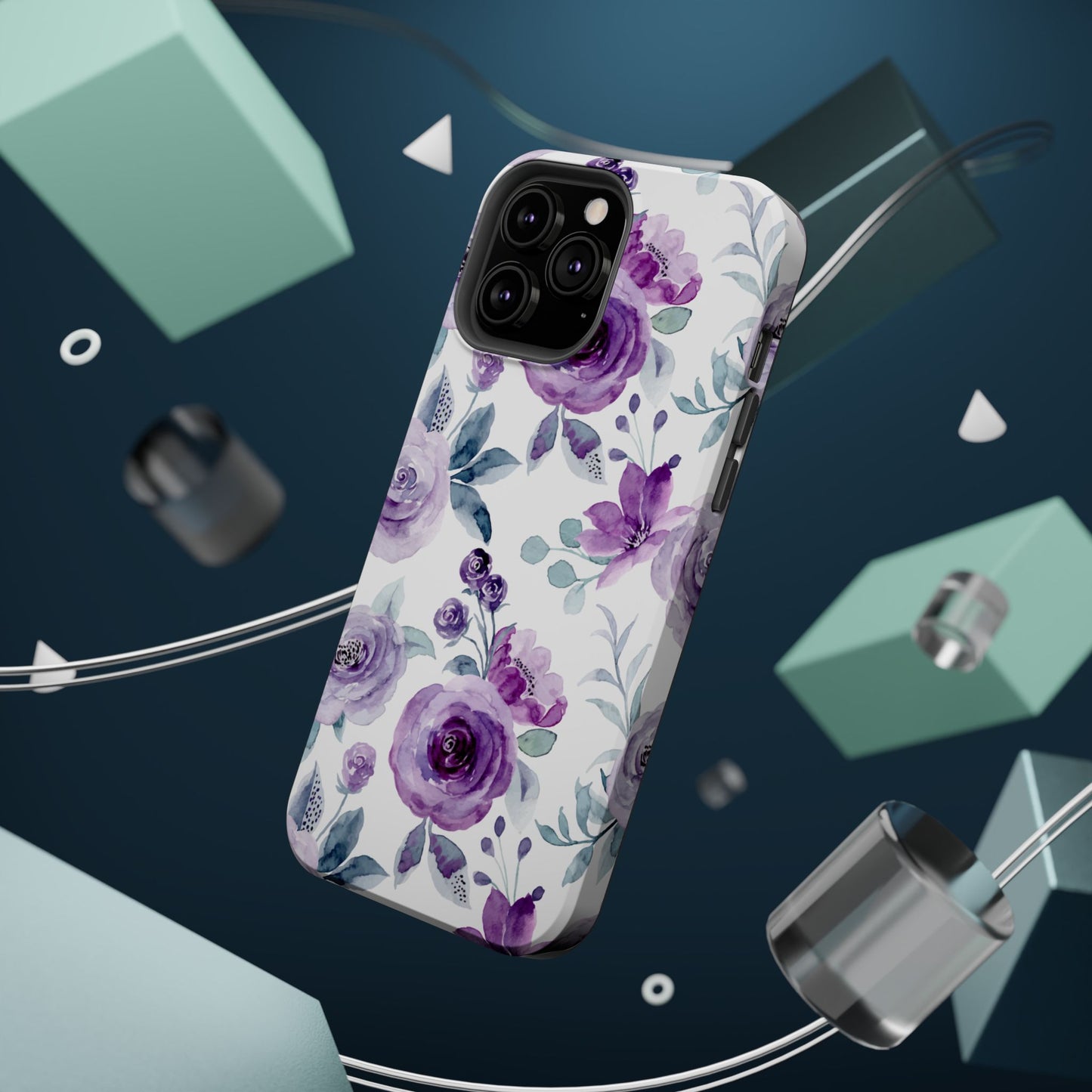 Magnetic Phone Case (Classic Floral)