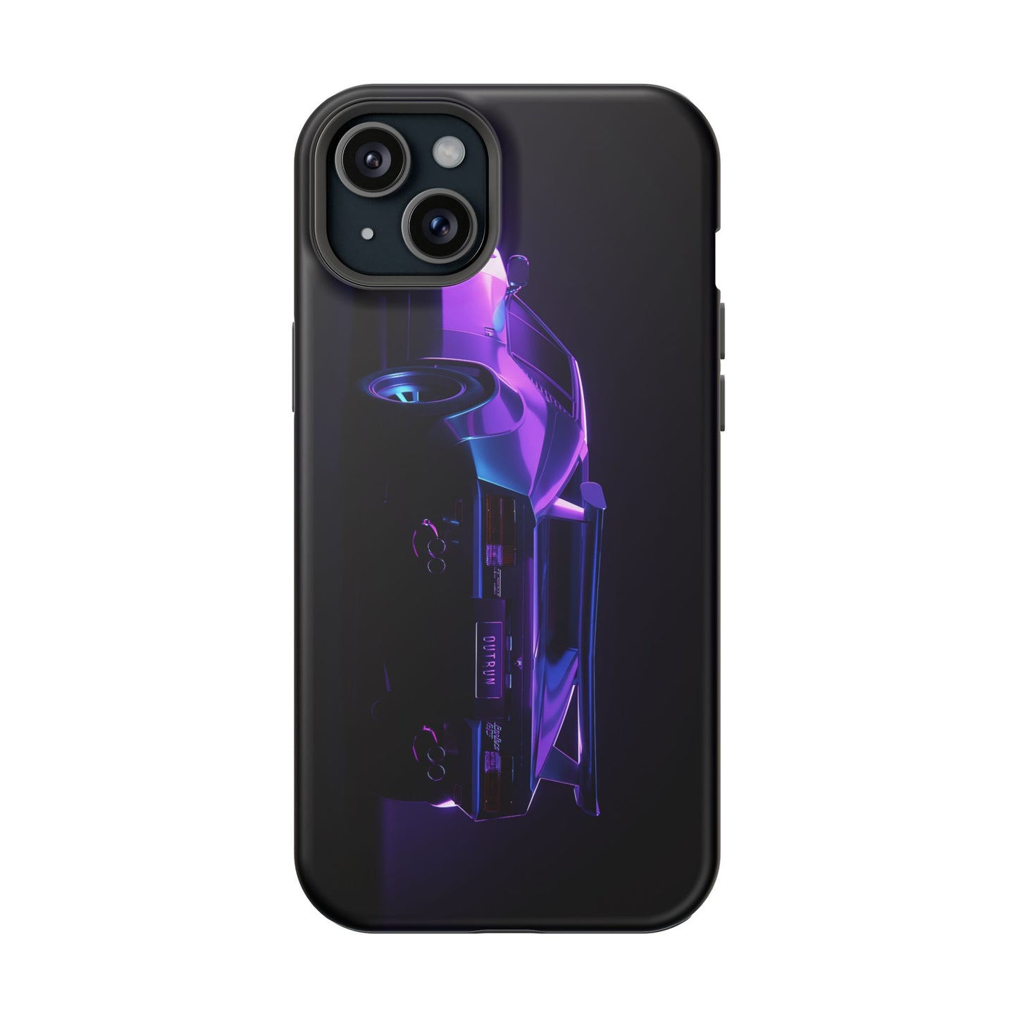 Magnetic Phone Case (Purple Future Car)