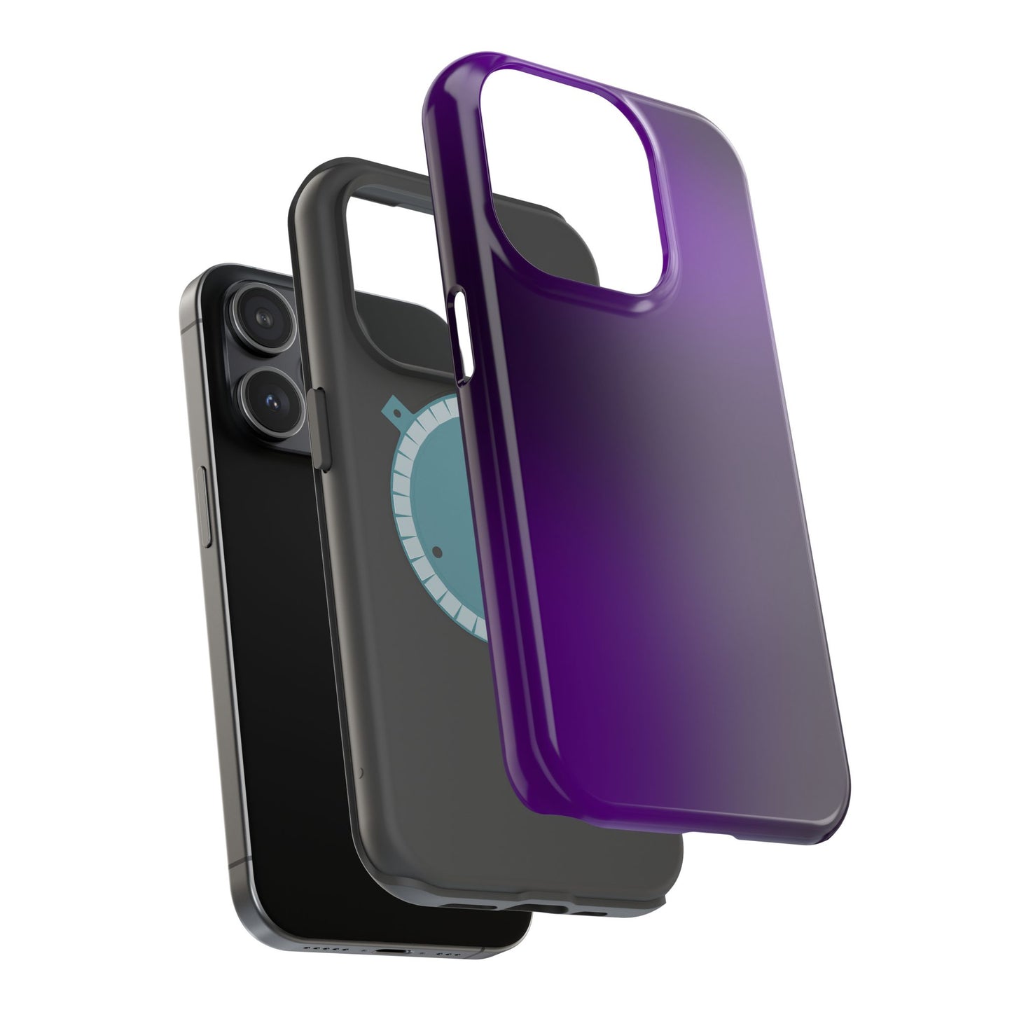 Magnetic Phone Case (Purple Gradient)