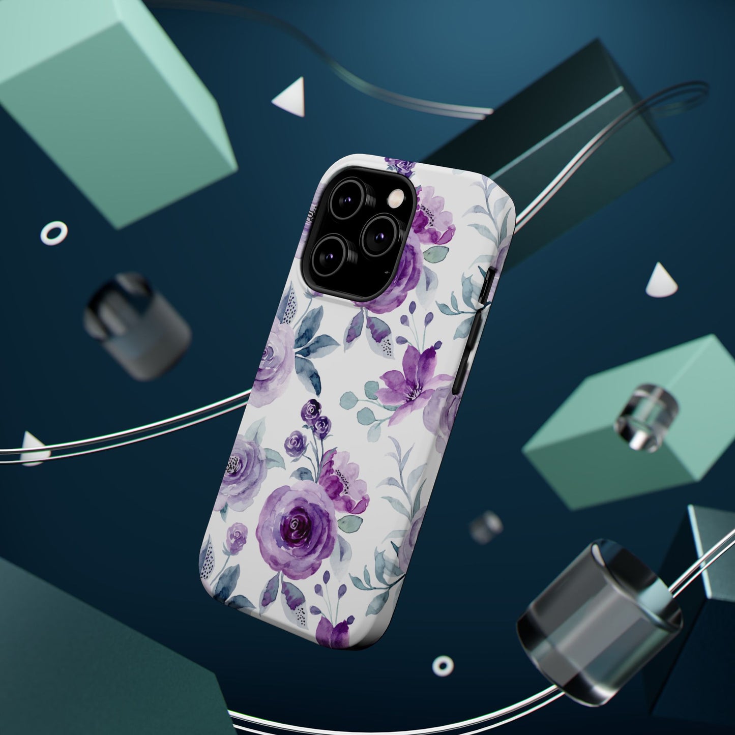 Magnetic Phone Case (Classic Floral)
