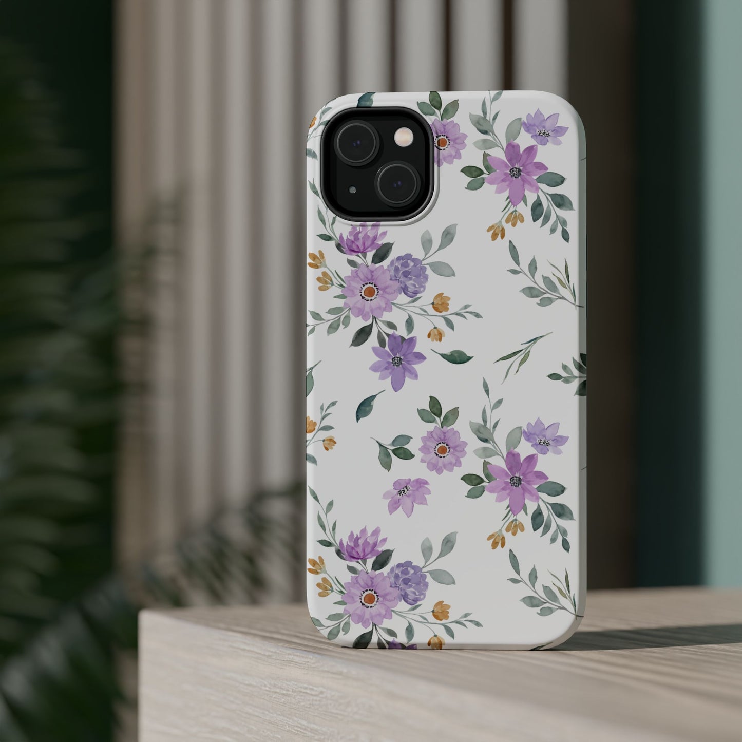 Magnetic Phone Case (Floral Pattern)