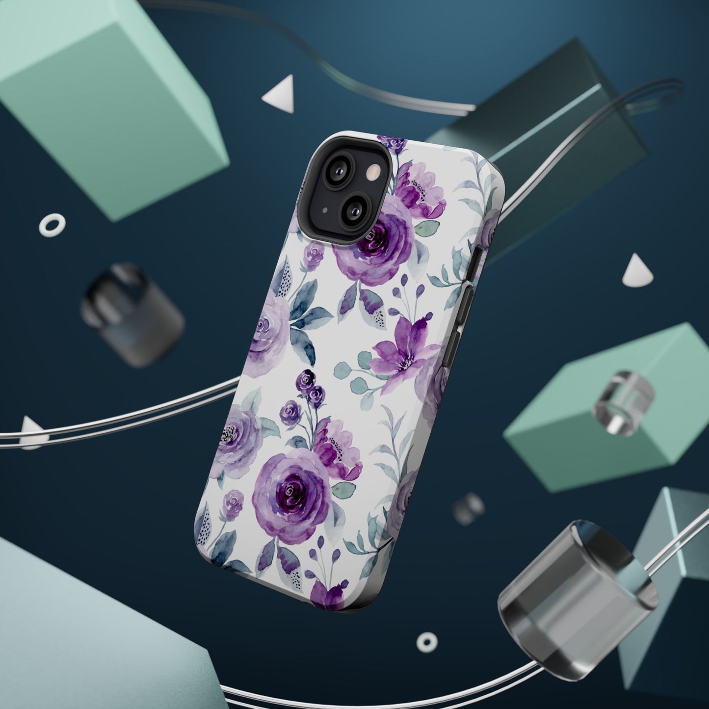 Magnetic Phone Case (Classic Floral)