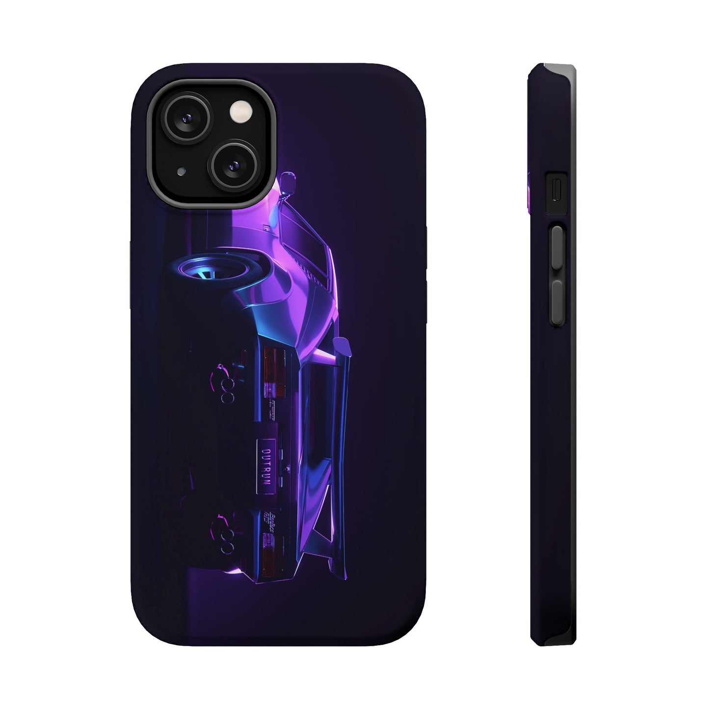 Magnetic Phone Case (Purple Future Car)