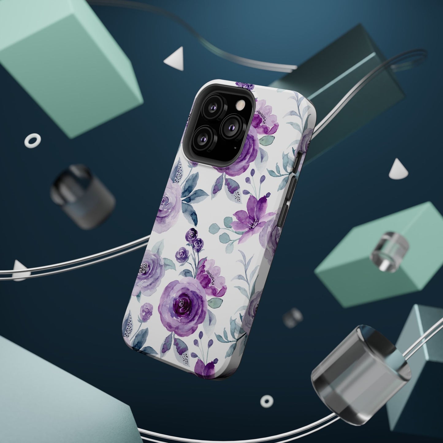 Magnetic Phone Case (Classic Floral)