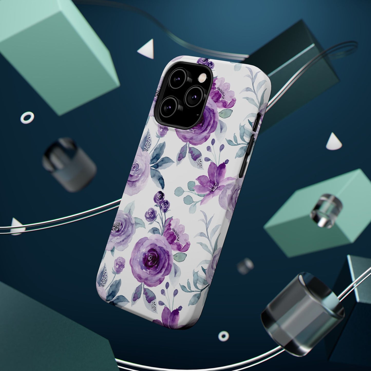 Magnetic Phone Case (Classic Floral)