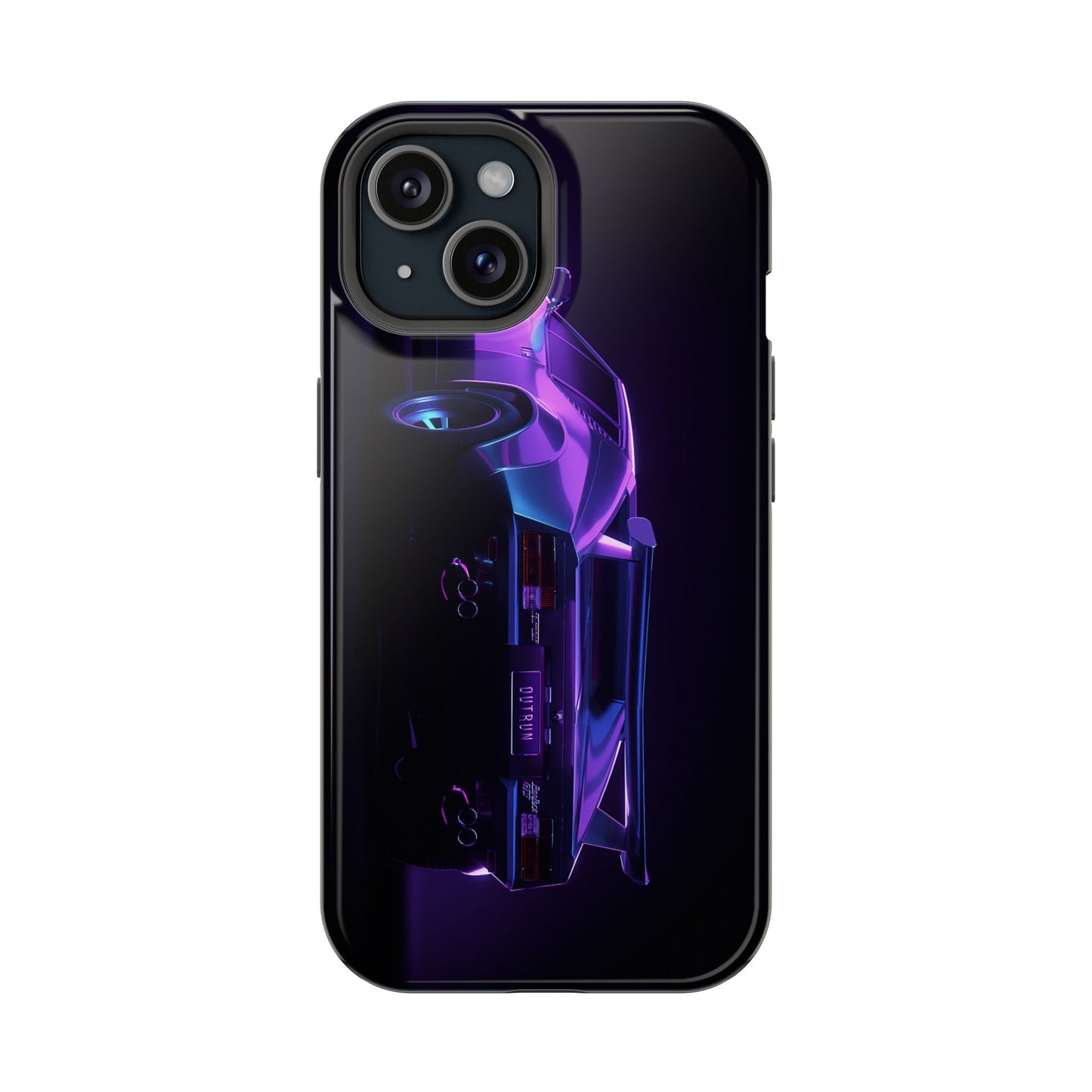 Magnetic Phone Case (Purple Future Car)