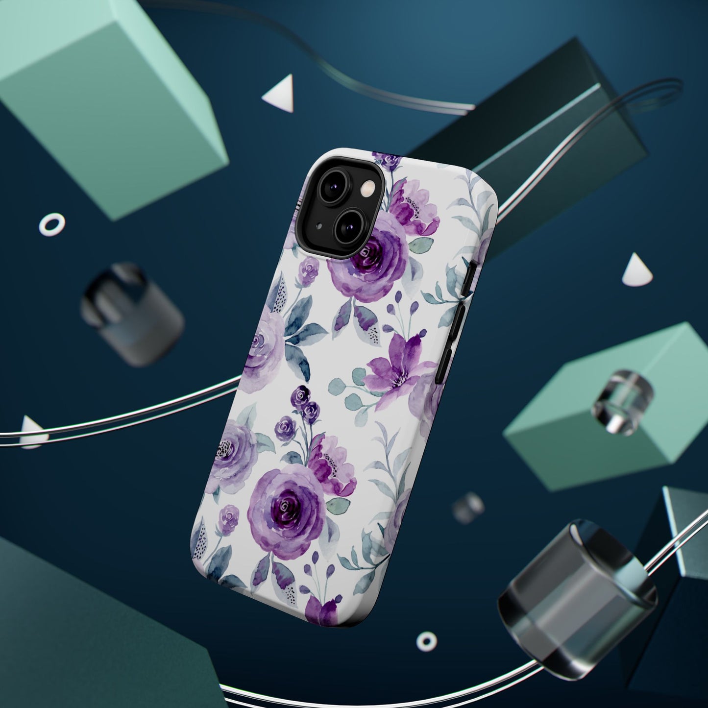 Magnetic Phone Case (Classic Floral)