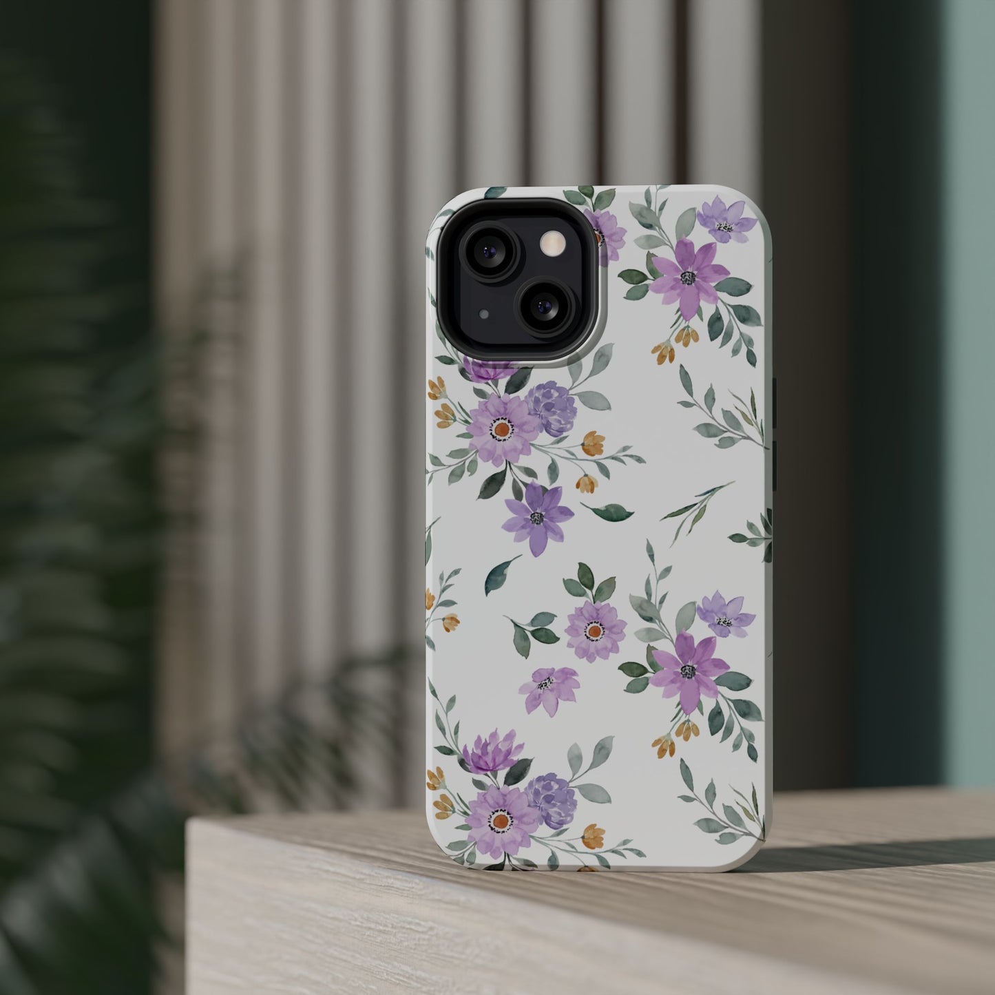 Magnetic Phone Case (Floral Pattern)