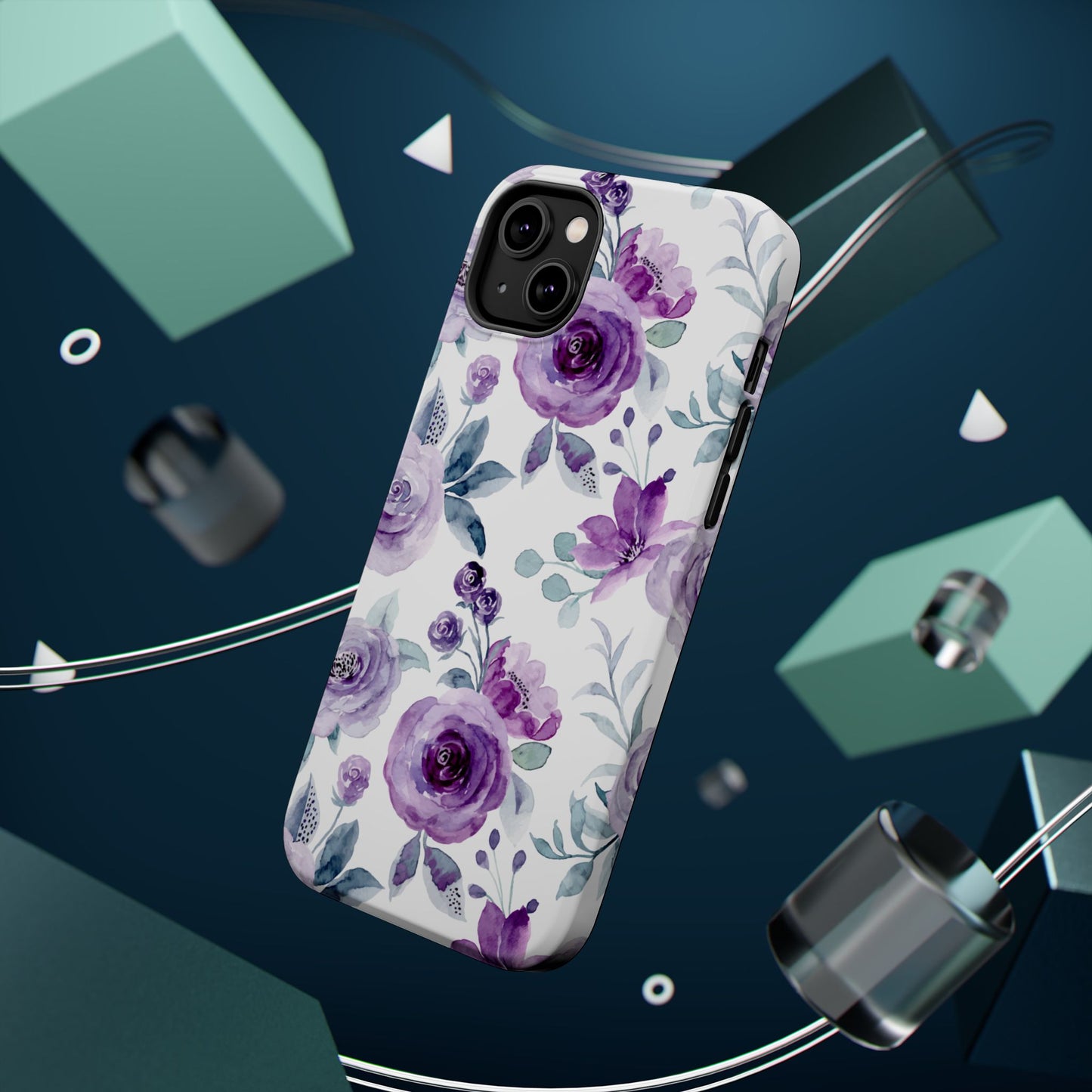Magnetic Phone Case (Classic Floral)