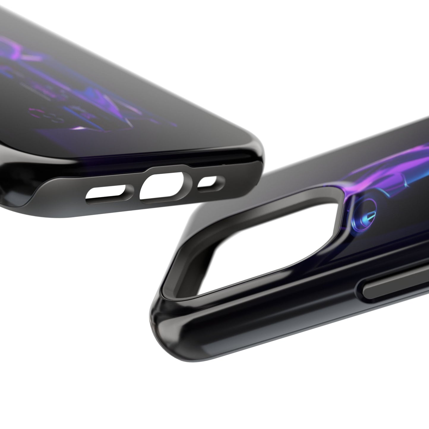 Magnetic Phone Case (Purple Future Car)