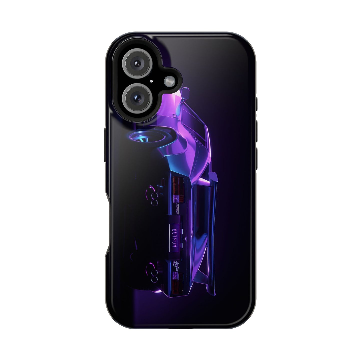 Magnetic Phone Case (Purple Future Car)