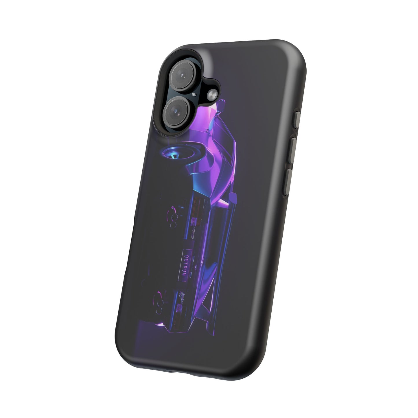 Magnetic Phone Case (Purple Future Car)