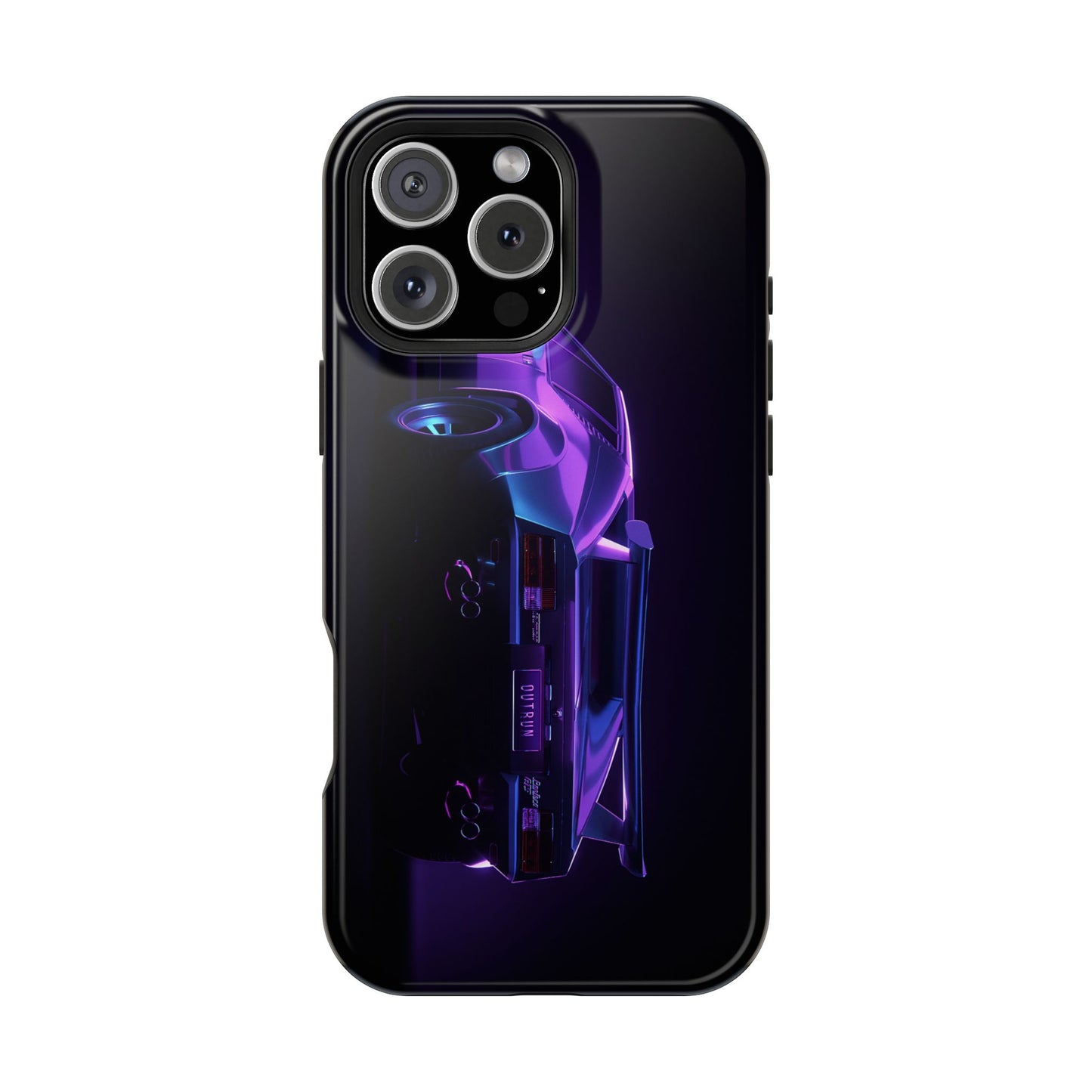 Magnetic Phone Case (Purple Future Car)
