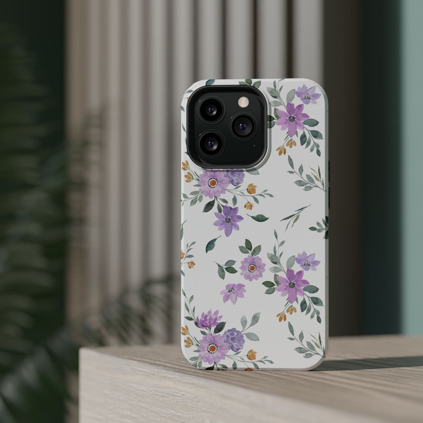 Magnetic Phone Case (Floral Pattern)