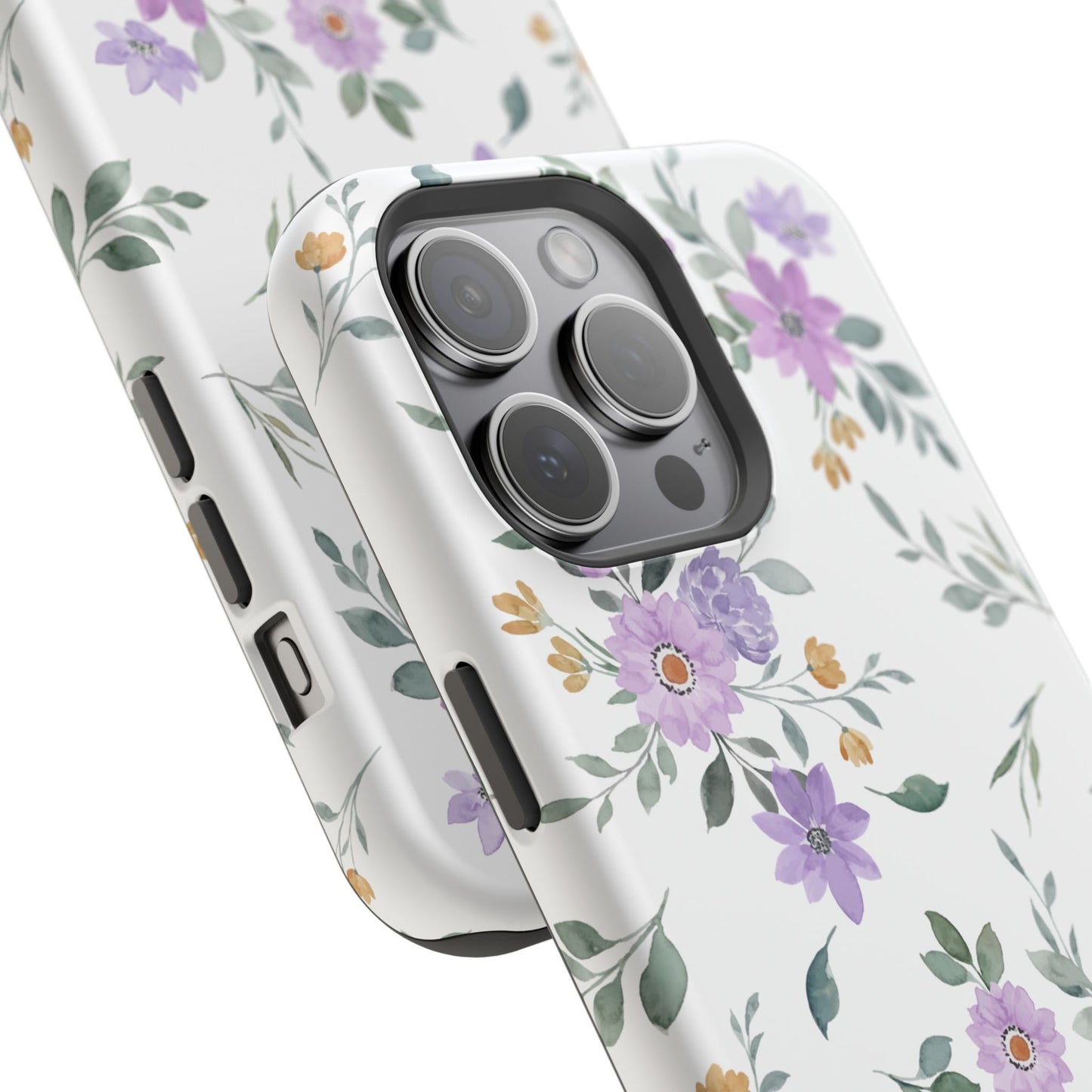 Magnetic Phone Case (Floral Pattern)