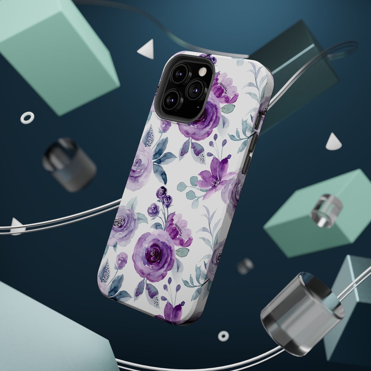 Magnetic Phone Case (Classic Floral)