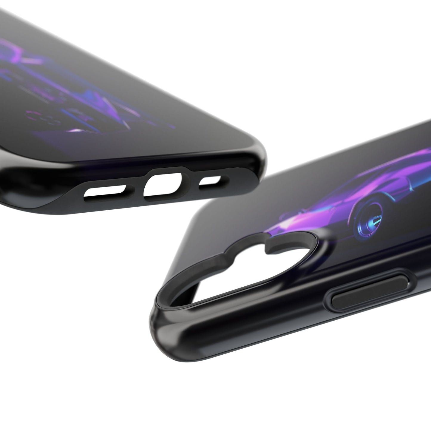 Magnetic Phone Case (Purple Future Car)