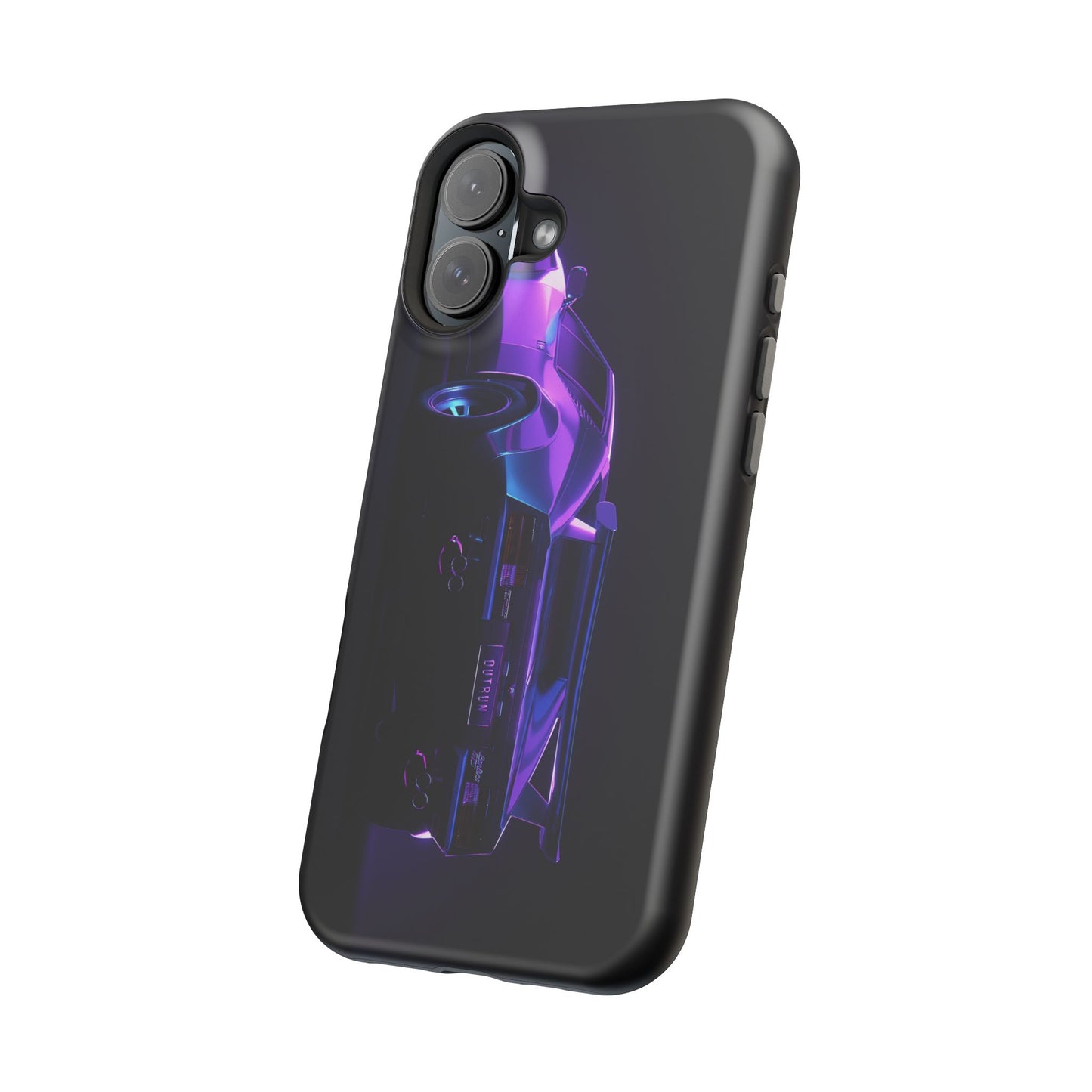 Magnetic Phone Case (Purple Future Car)
