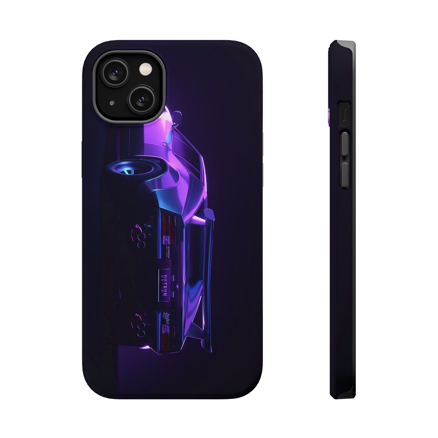 Magnetic Phone Case (Purple Future Car)