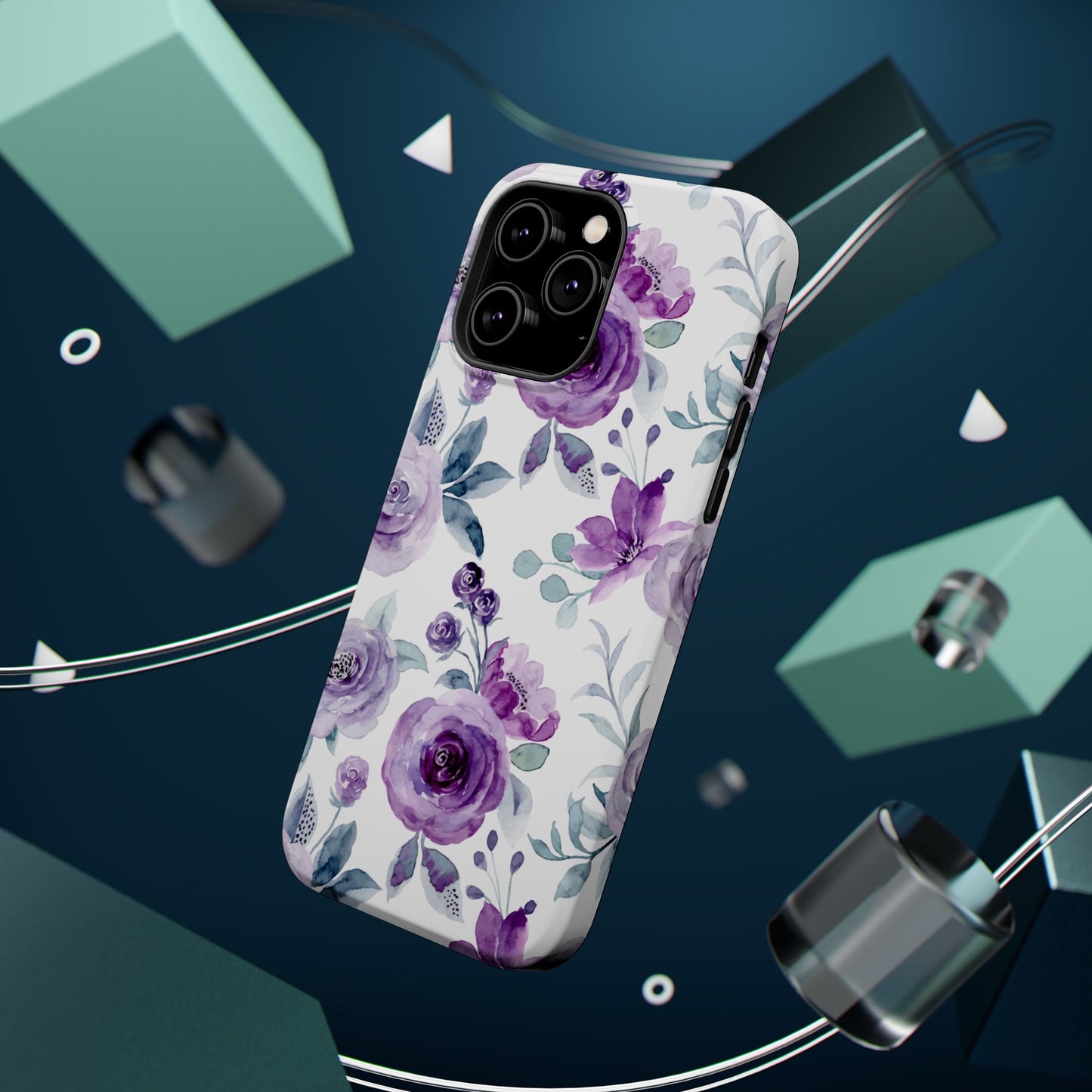 Magnetic Phone Case (Classic Floral)