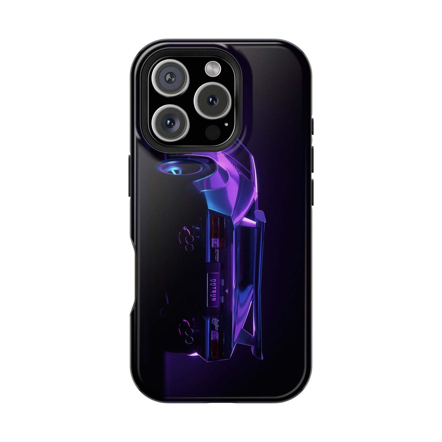 Magnetic Phone Case (Purple Future Car)
