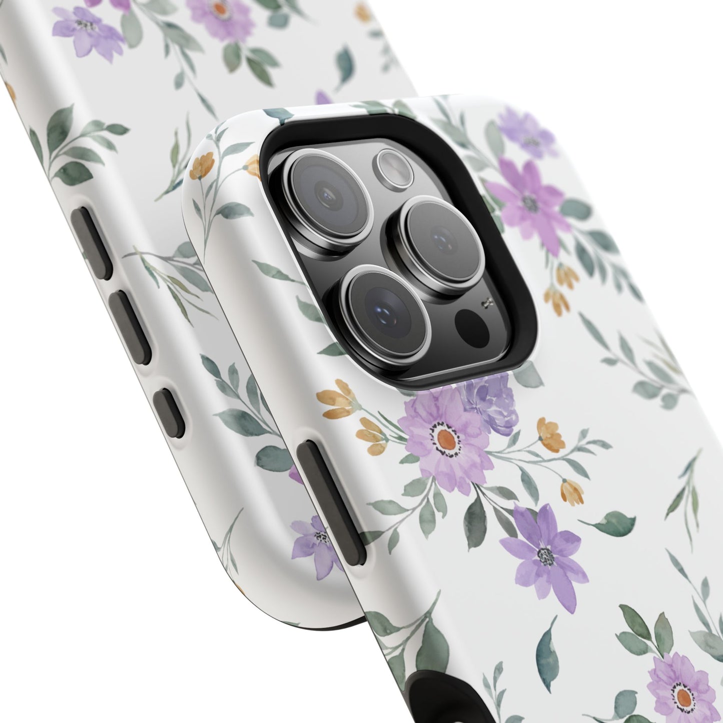 Magnetic Phone Case (Floral Pattern)