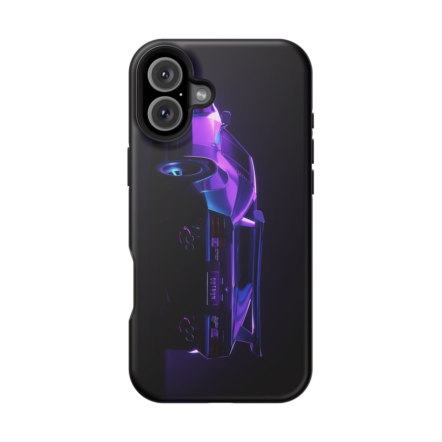 Magnetic Phone Case (Purple Future Car)
