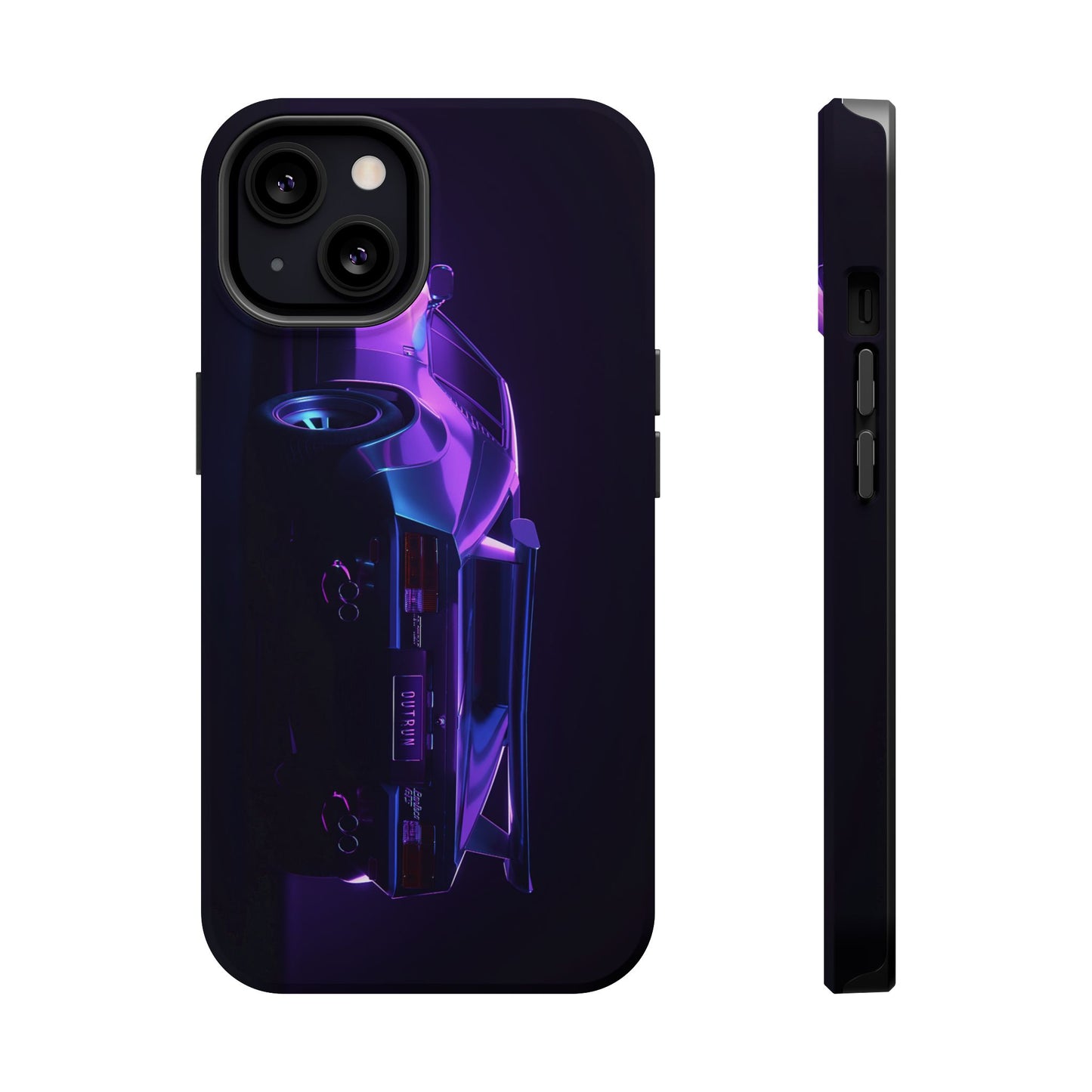 Magnetic Phone Case (Purple Future Car)