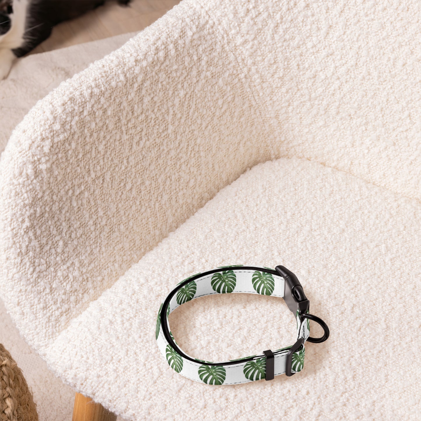 Monstera Leaves Pet collar