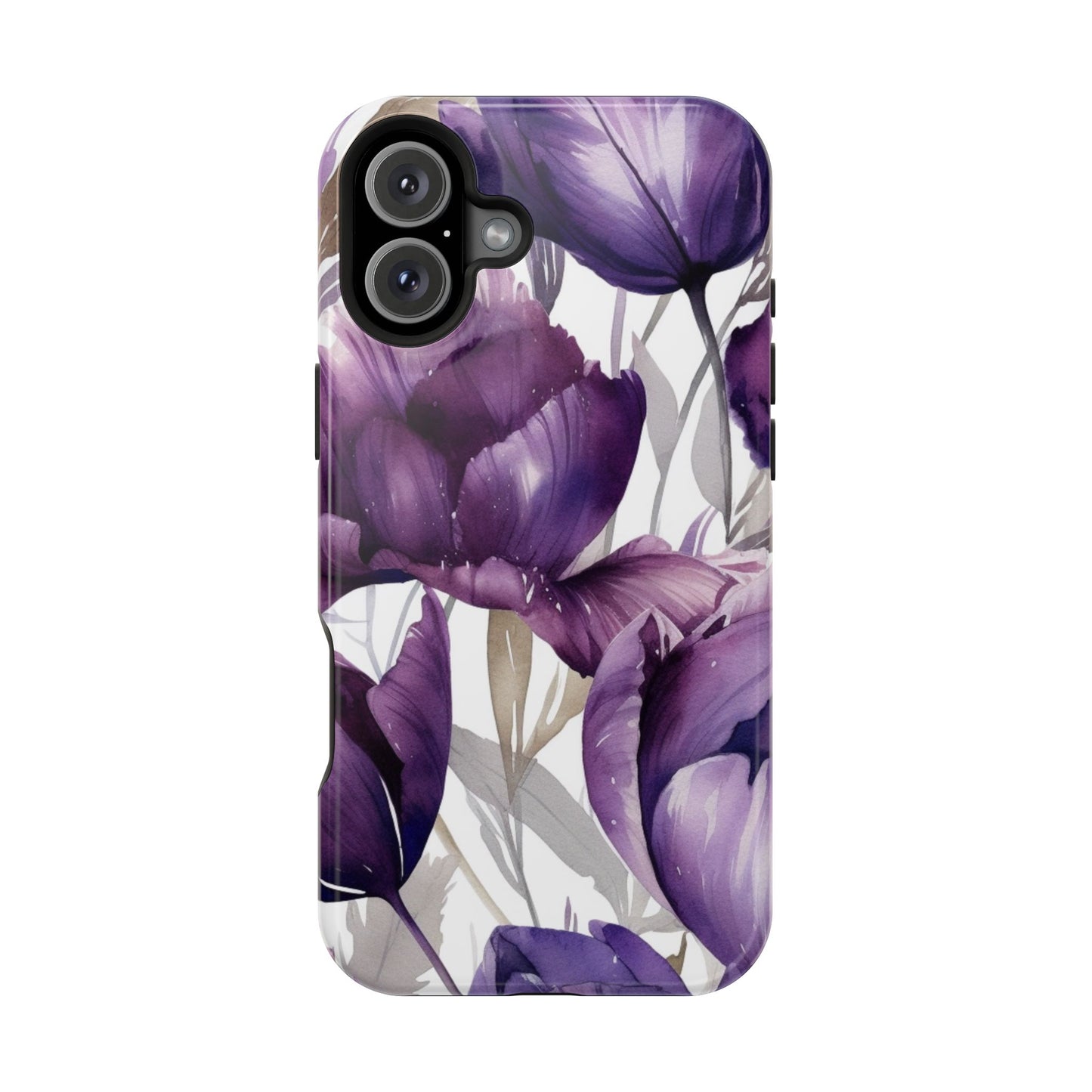 Magnetic Phone Case (Watercolor Flower)