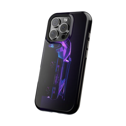 Magnetic Phone Case (Purple Future Car)