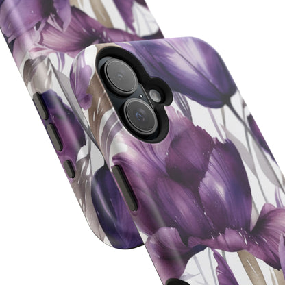 Magnetic Phone Case (Watercolor Flower)