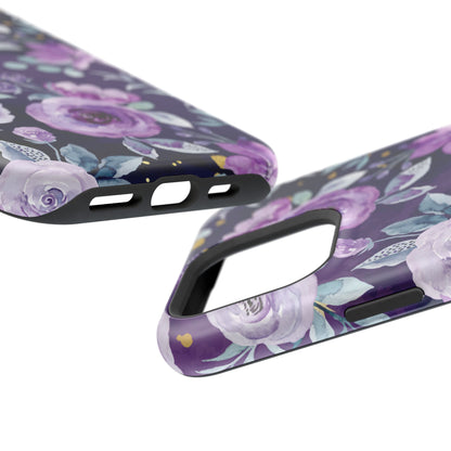 Magnetic Phone Case (Classic Floral *Special Purple Edition*)