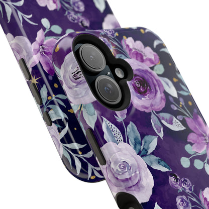 Magnetic Phone Case (Classic Floral *Special Purple Edition*)