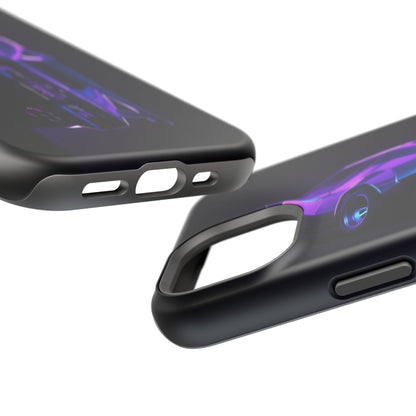 Magnetic Phone Case (Purple Future Car)