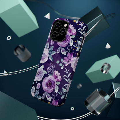 Magnetic Phone Case (Classic Floral *Special Purple Edition*)