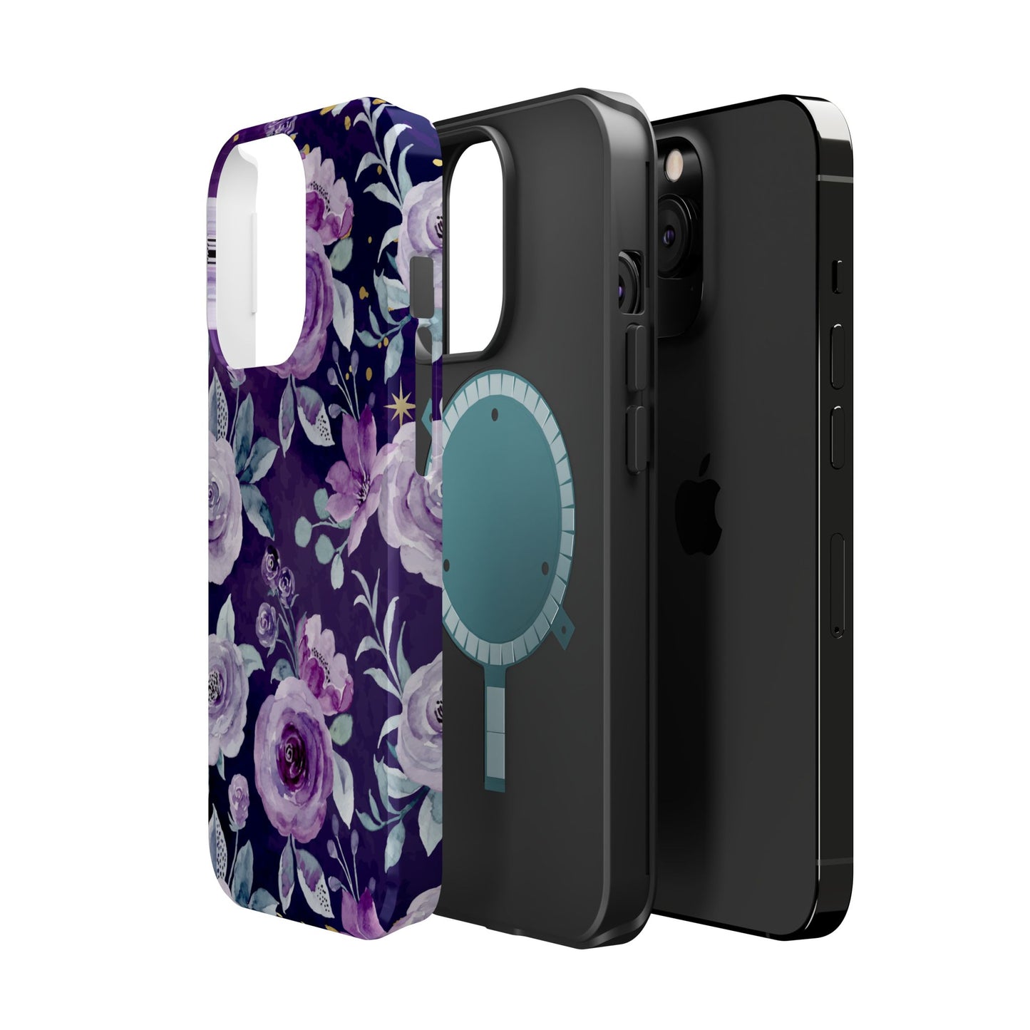 Magnetic Phone Case (Classic Floral *Special Purple Edition*)