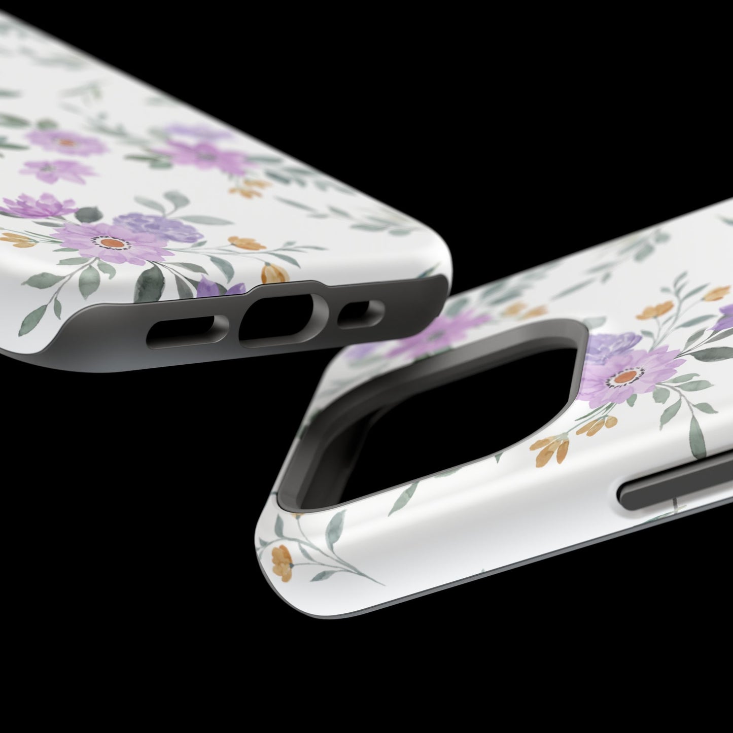 Magnetic Phone Case (Floral Pattern)