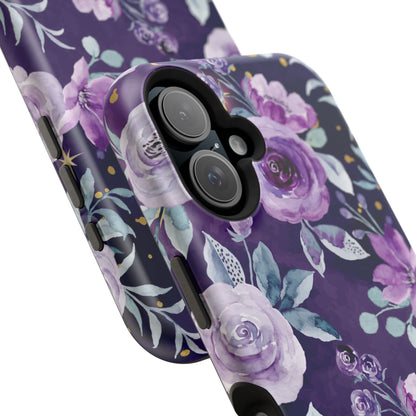 Magnetic Phone Case (Classic Floral *Special Purple Edition*)