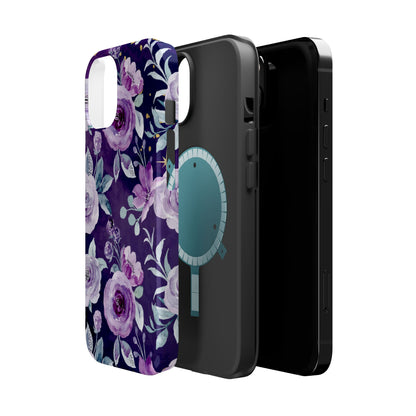 Magnetic Phone Case (Classic Floral *Special Purple Edition*)