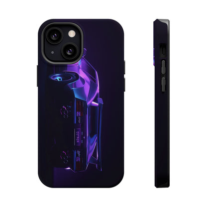 Magnetic Phone Case (Purple Future Car)