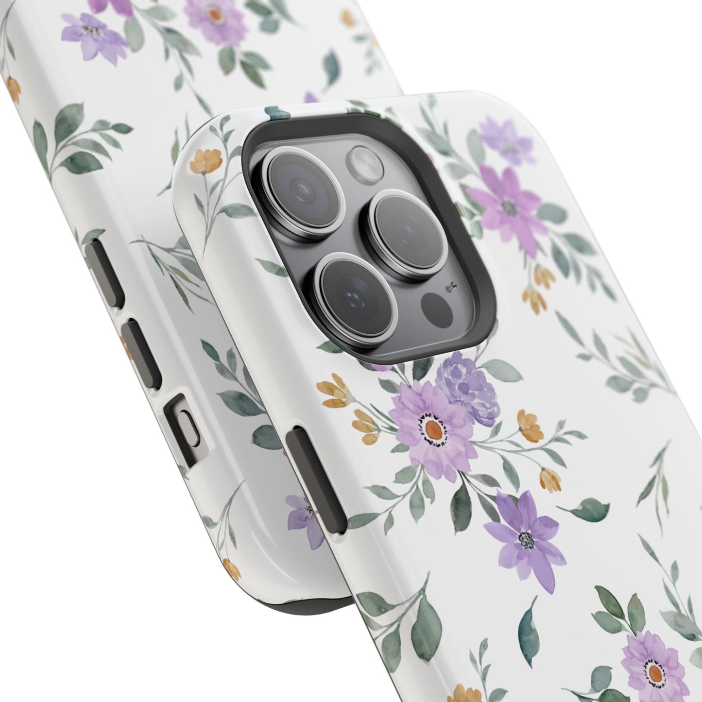 Magnetic Phone Case (Floral Pattern)