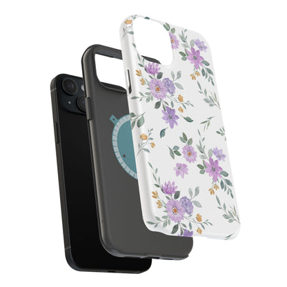 Magnetic Phone Case (Floral Pattern)