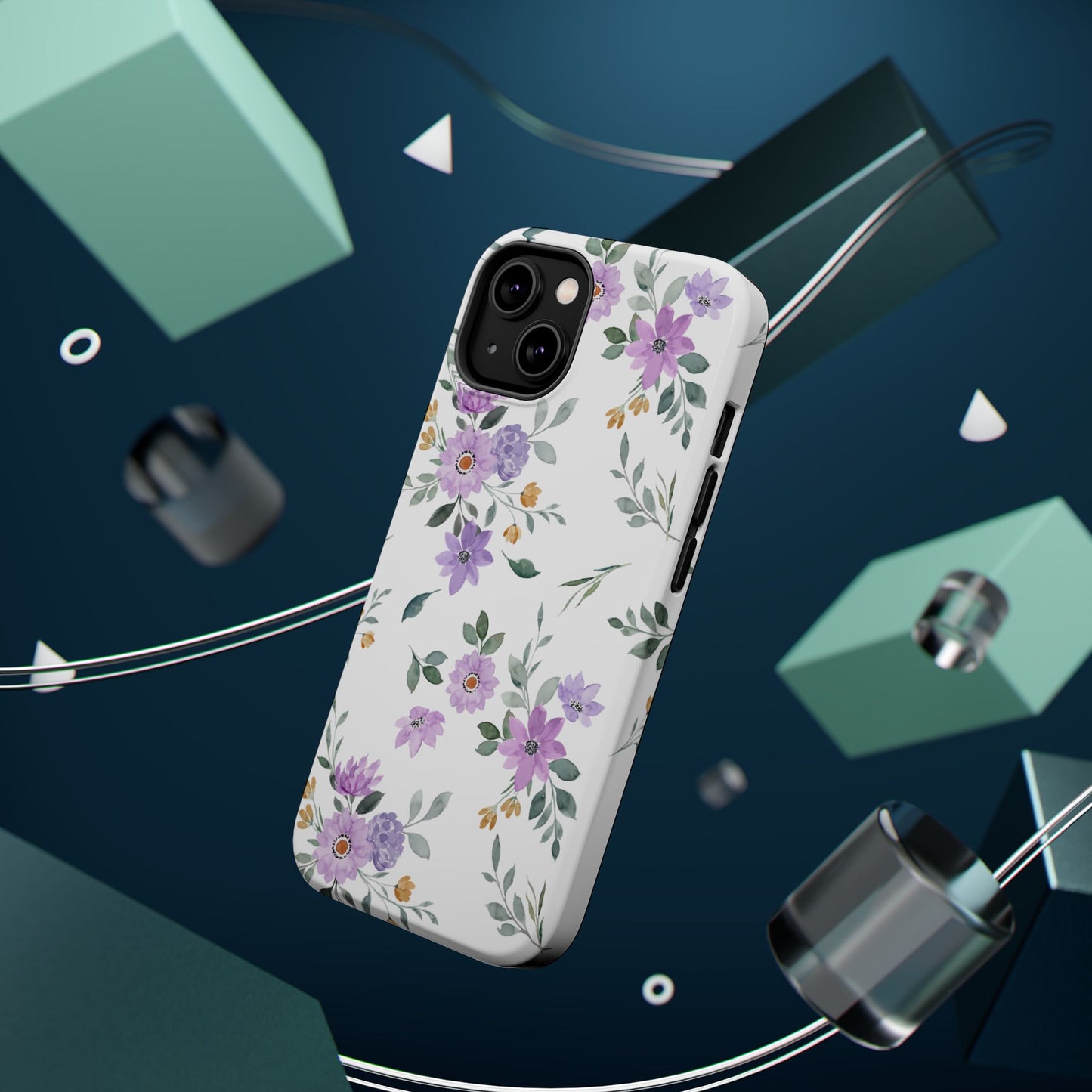 Magnetic Phone Case (Floral Pattern)