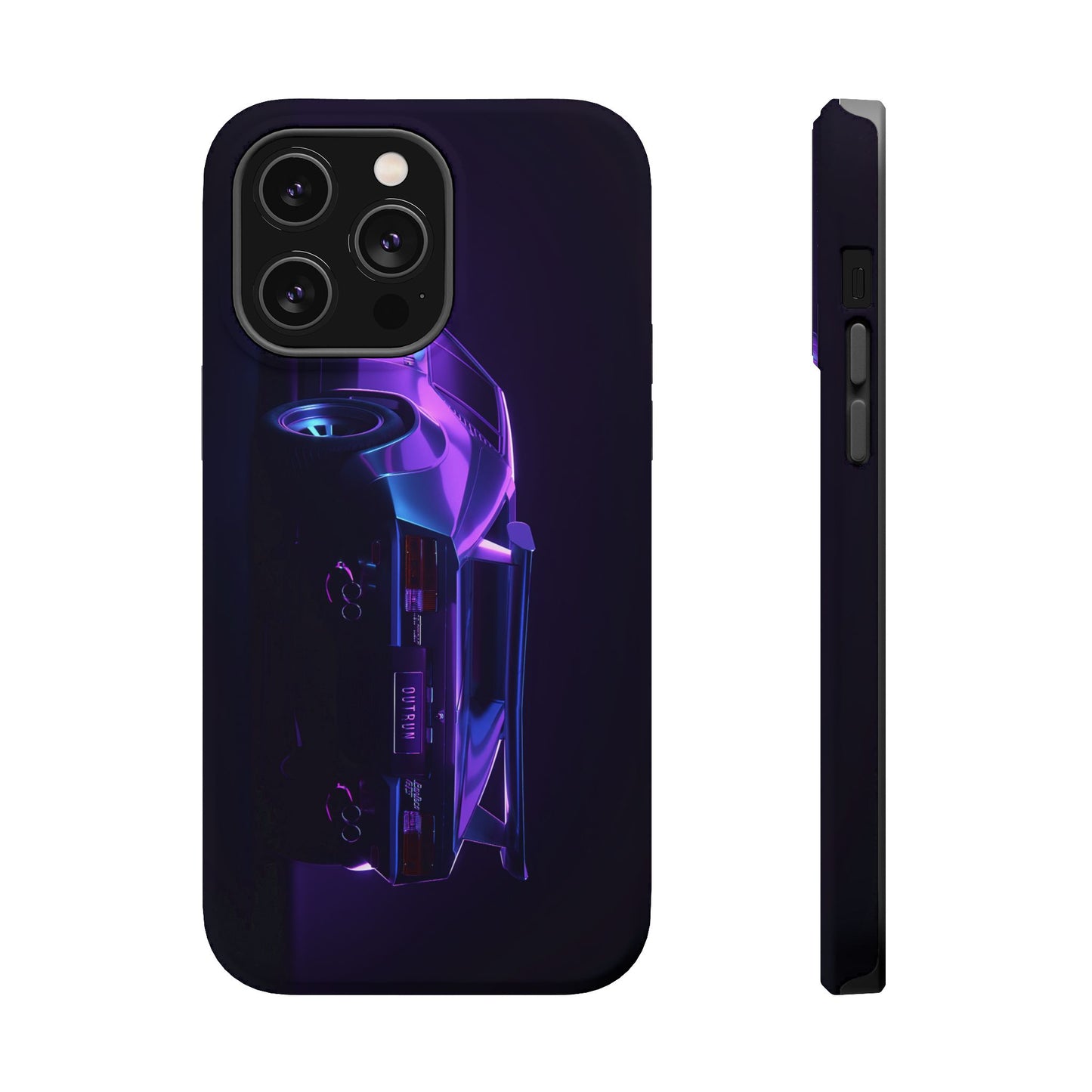 Magnetic Phone Case (Purple Future Car)