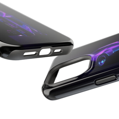 Magnetic Phone Case (Purple Future Car)