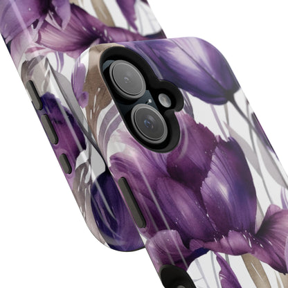 Magnetic Phone Case (Watercolor Flower)