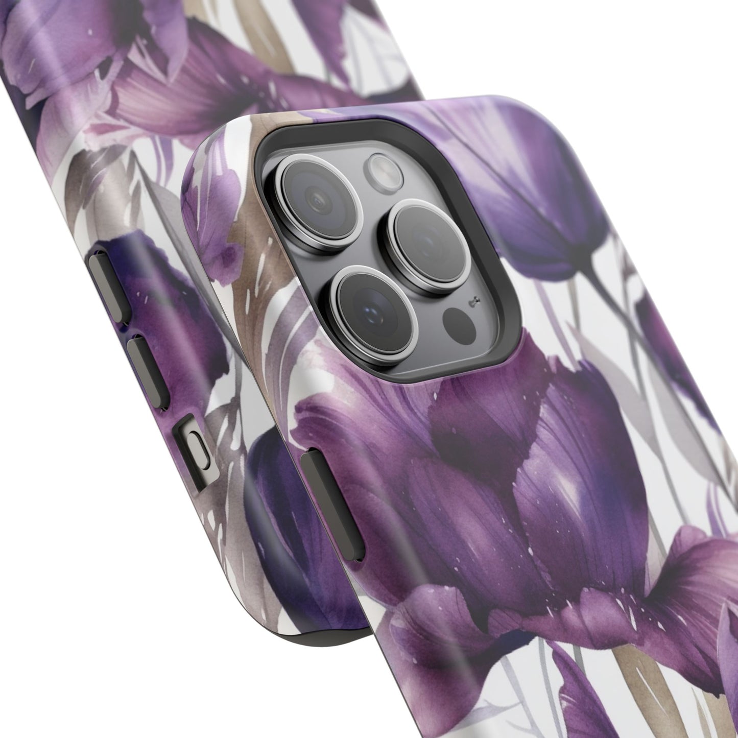 Magnetic Phone Case (Watercolor Flower)