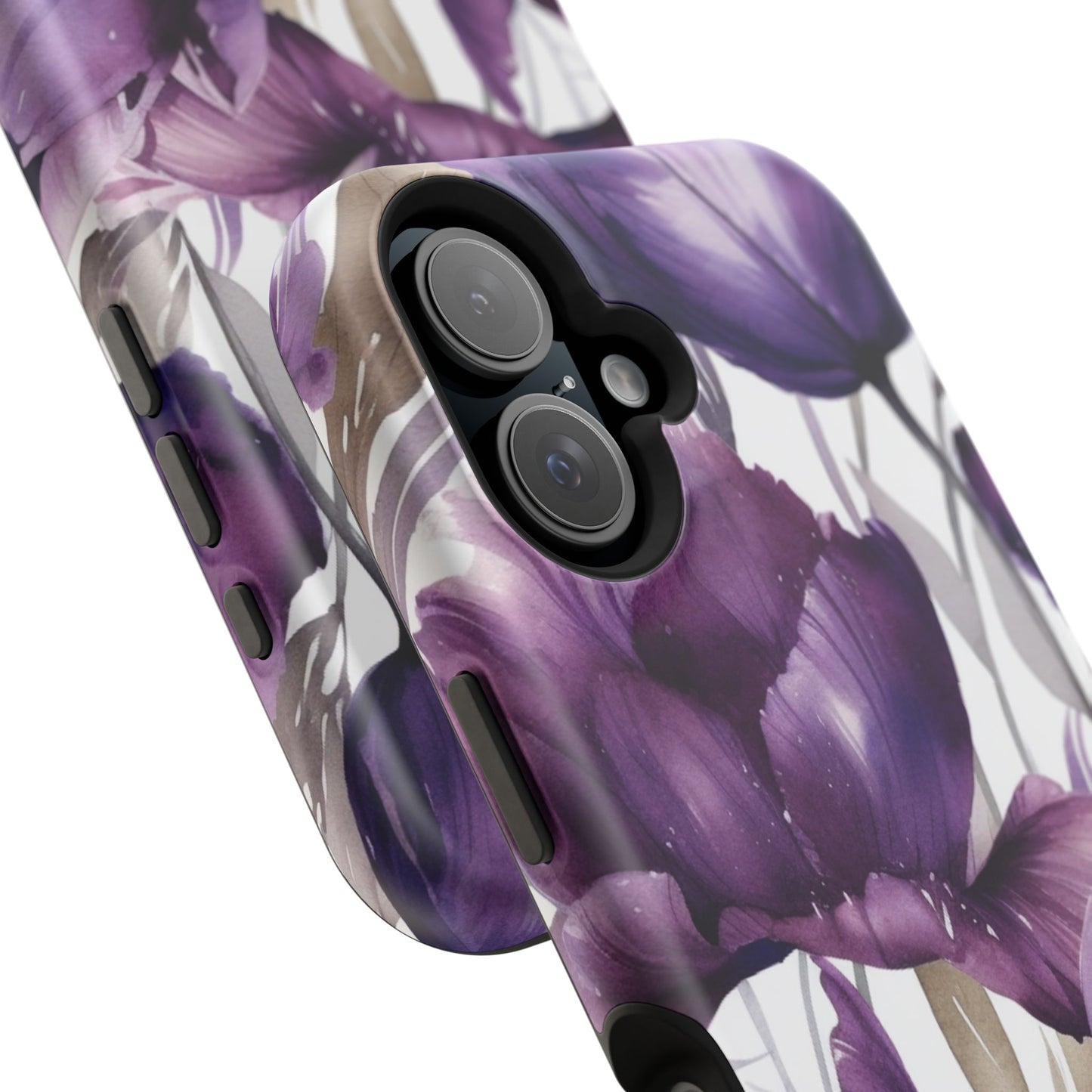 Magnetic Phone Case (Watercolor Flower)