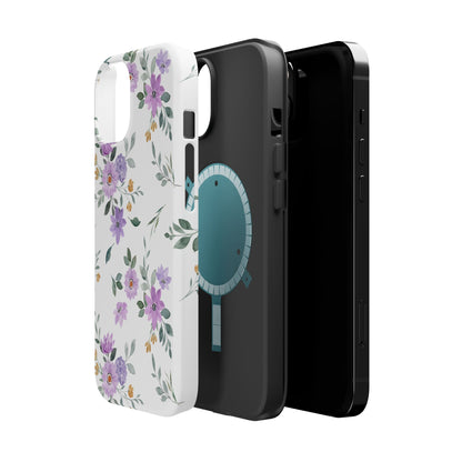 Magnetic Phone Case (Floral Pattern)